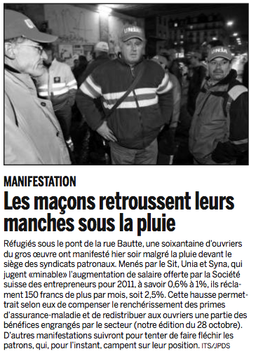 Article du Courrier 9-11-2010