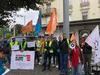 Action "Shame in Italy" devant le magasin Montblanc à Genève