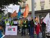 Action "Shame in Italy" devant le magasin Montblanc à Genève